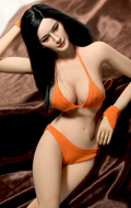 Super Flexible Pale Female Seamless Body with Stainless Steel Skeleton (Large Bust)