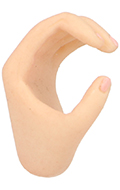 Caucasian female left hand