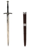 Diecast Kingsguard Knight Sword with Scabbard (Silver)