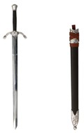Diecast Knight of Bachelor Sword with Scabbard (Silver)
